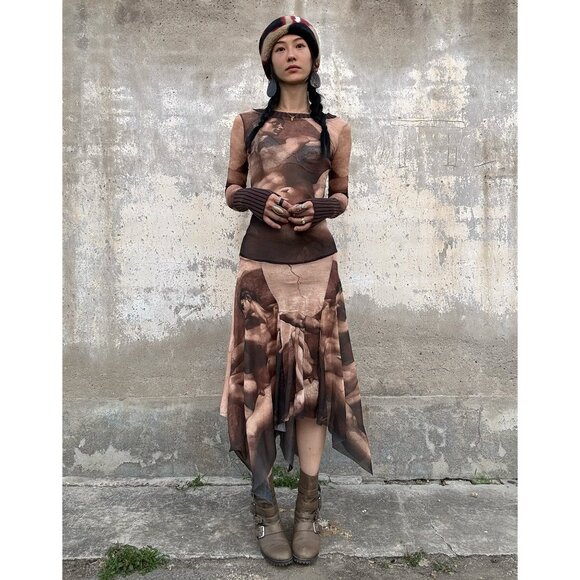 Jean Paul Gaultier La Musee capsule collection The creation of adam dress - Picture 9 of 11